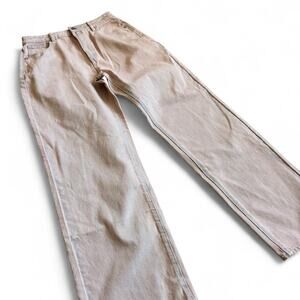 Straight Leg Blush Pink Jeans – Minimalist Carrie Jean 28